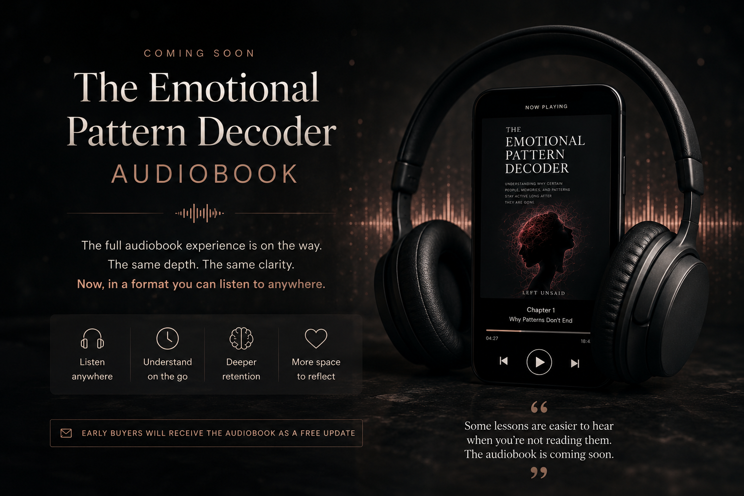 The Emotional Pattern Decoder audiobook coming soon